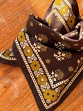 FOULARD ANASTASE CHOCOLAT