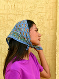 FOULARD SÉLÉNÉ BLEU HORIZON