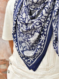 FOULARD ANTIOCHE BLEU MARINE