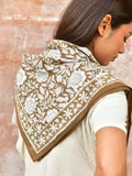 GRAND FOULARD ANTIOCHE KAKI