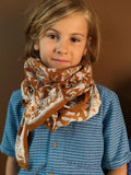 GRAND FOULARD CALCUTTA CARAMEL