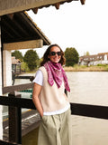 GRAND FOULARD MYSORE BANDANA VIOLET