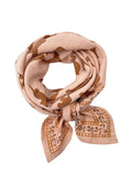 GRAND FOULARD TIGRE PÊCHE OSCAR