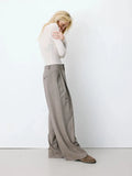 PANTALON À RAYURES ARDOISE