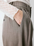PANTALON À RAYURES ARDOISE