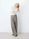 PANTALON À RAYURES ARDOISE