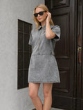 ROBE GRISE MAHENA