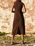 ROBE MARRON ROSANNA