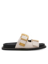 SANDALES ARCH SLIDE BONE ACTION LEATHER