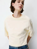 T-SHIRT VANILLE ARVEL