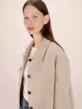 VESTE GREIGE NOVEMBRE